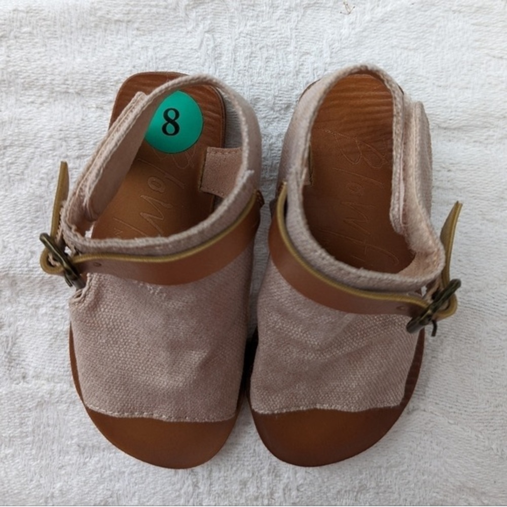 Blowfish║Blush and Rose Gold Sandals║Size 8